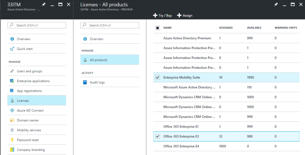 license assignment office 365